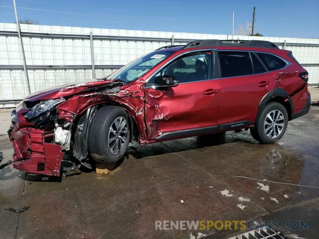 1 Photograph of a damaged car 4S4BTAFC3P3130897 SUBARU OUTBACK 2023