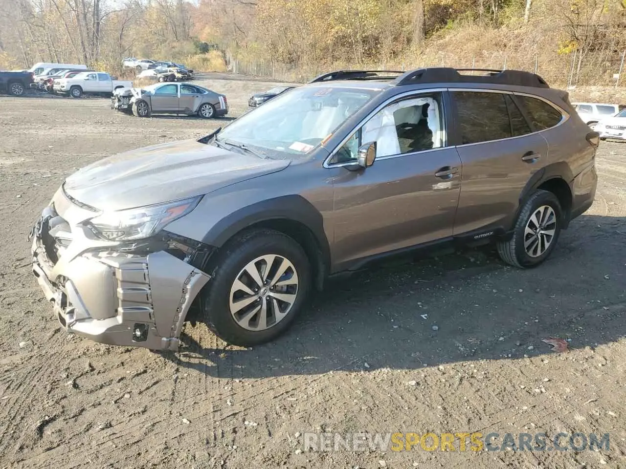 1 Photograph of a damaged car 4S4BTAFCXP3218703 SUBARU OUTBACK 2023