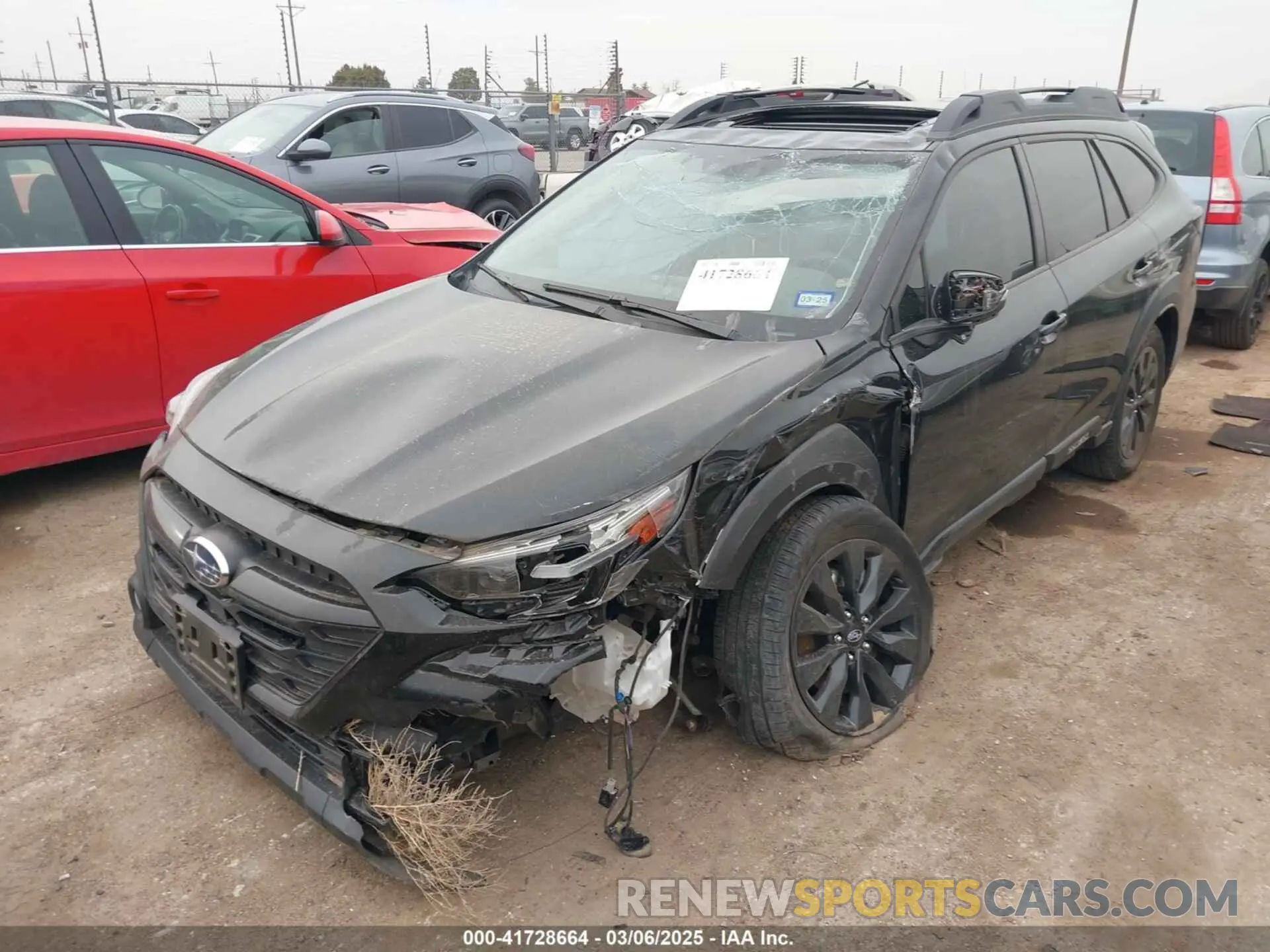 2 Photograph of a damaged car 4S4BTALC1P3186387 SUBARU OUTBACK 2023