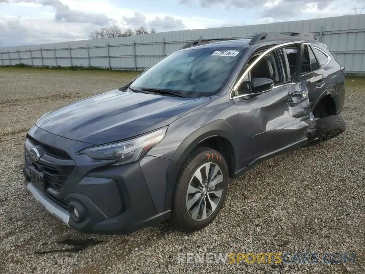 1 Photograph of a damaged car 4S4BTANC0P3150672 SUBARU OUTBACK 2023