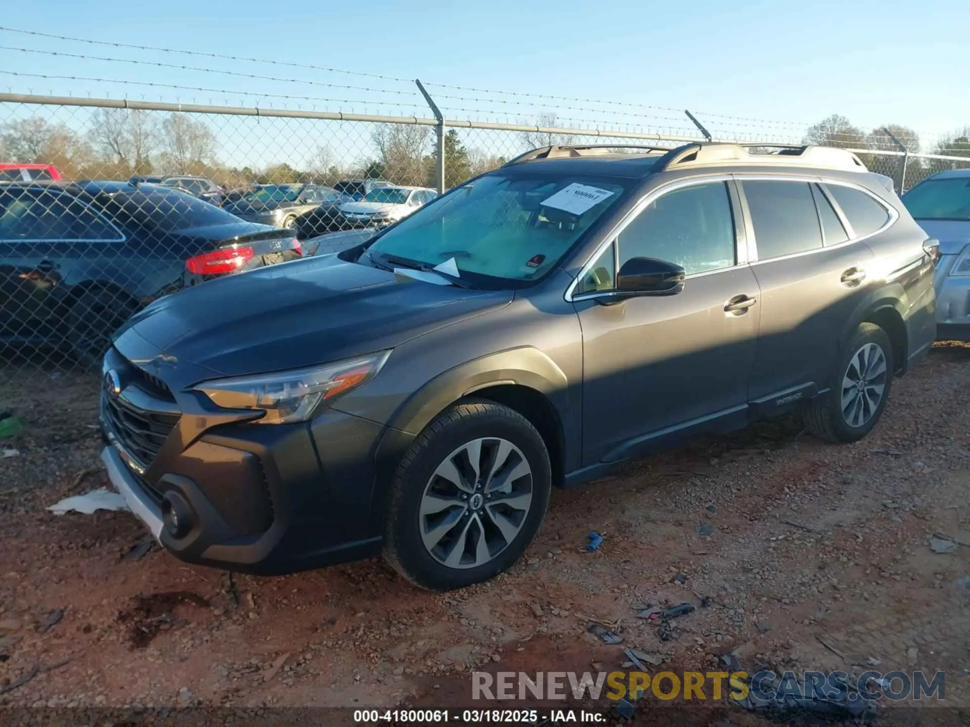 2 Photograph of a damaged car 4S4BTANC5P3188849 SUBARU OUTBACK 2023