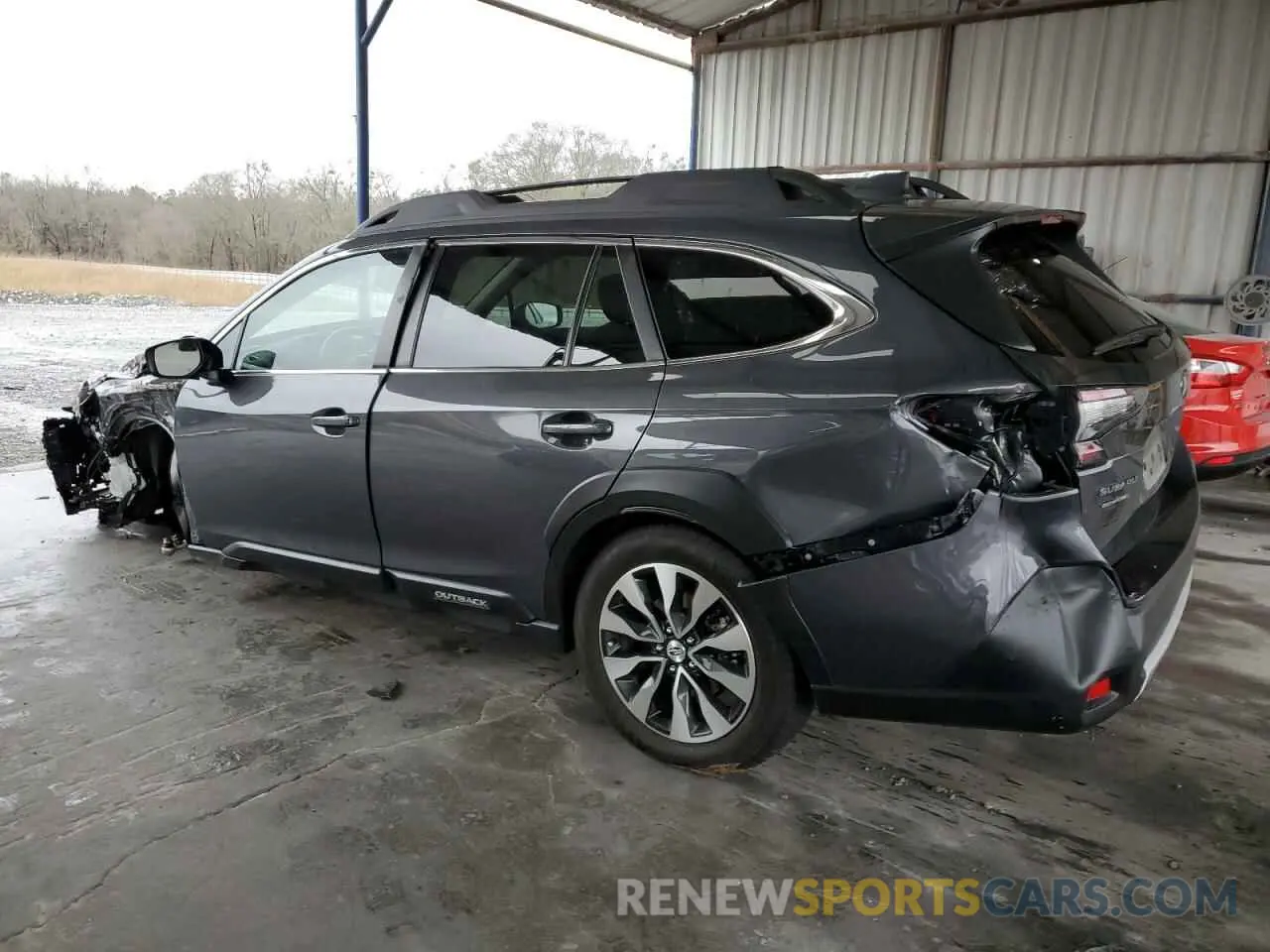2 Photograph of a damaged car 4S4BTANC6P3202631 SUBARU OUTBACK 2023