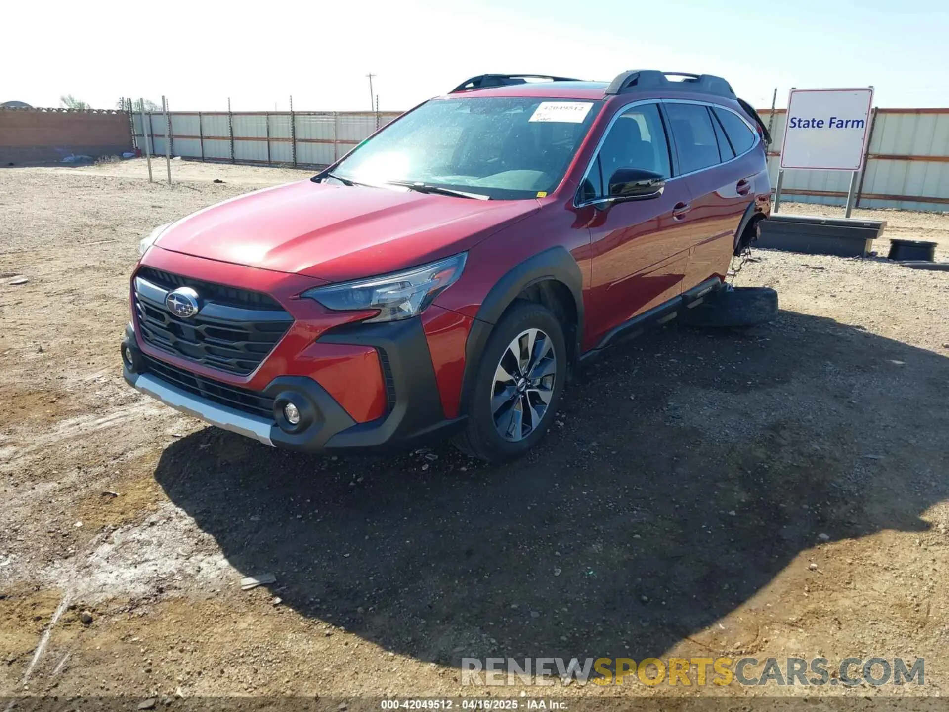 2 Photograph of a damaged car 4S4BTANC9P3118965 SUBARU OUTBACK 2023