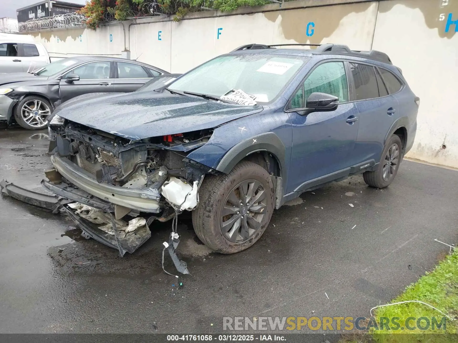 2 Фотография поврежденного автомобиля 4S4BTGLD0P3140996 SUBARU OUTBACK 2023