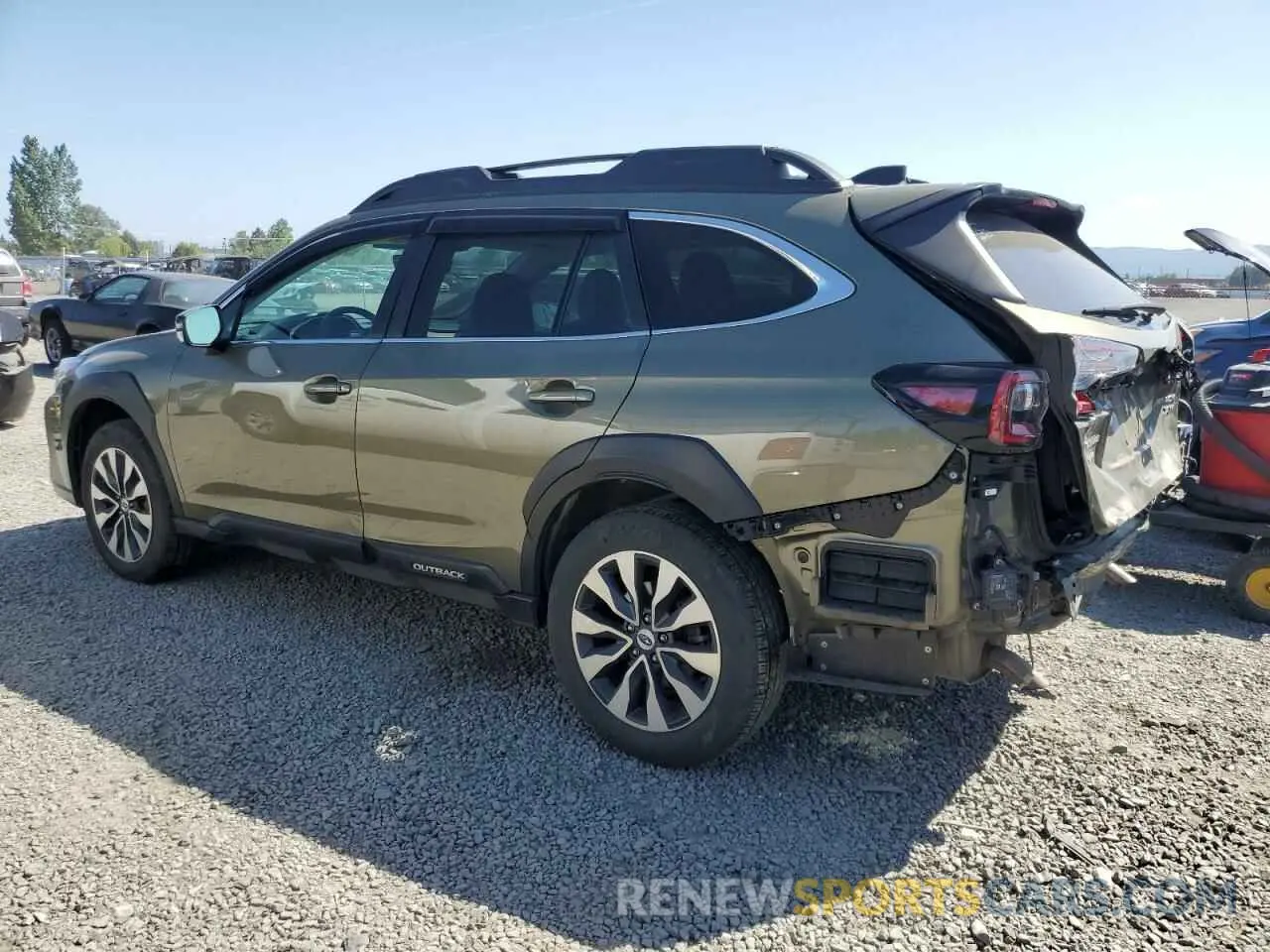 2 Photograph of a damaged car 4S4BTGND4P3223084 SUBARU OUTBACK 2023
