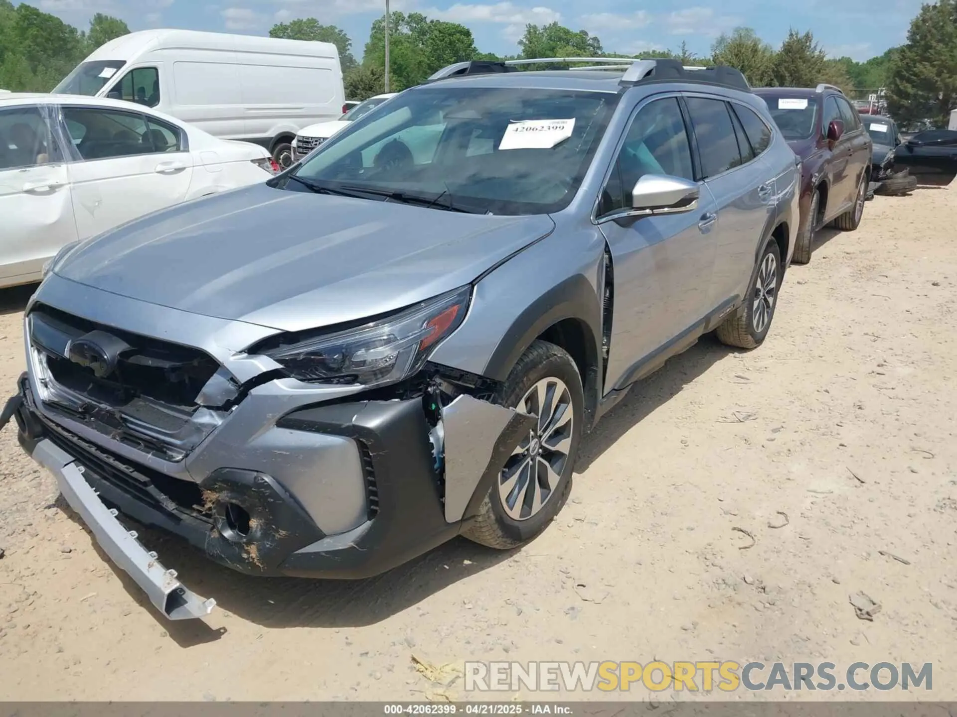 2 Фотография поврежденного автомобиля 4S4BTGPD0P3206778 SUBARU OUTBACK 2023