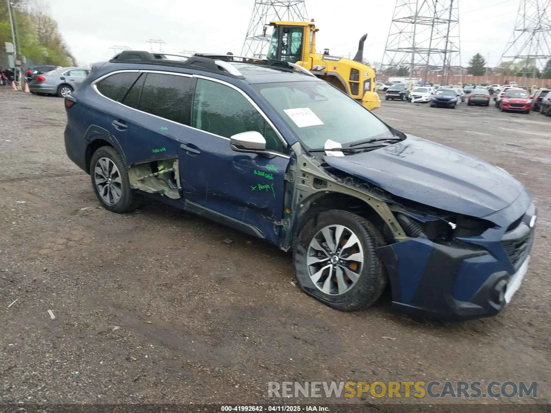 1 Photograph of a damaged car 4S4BTGPD7P3132498 SUBARU OUTBACK 2023