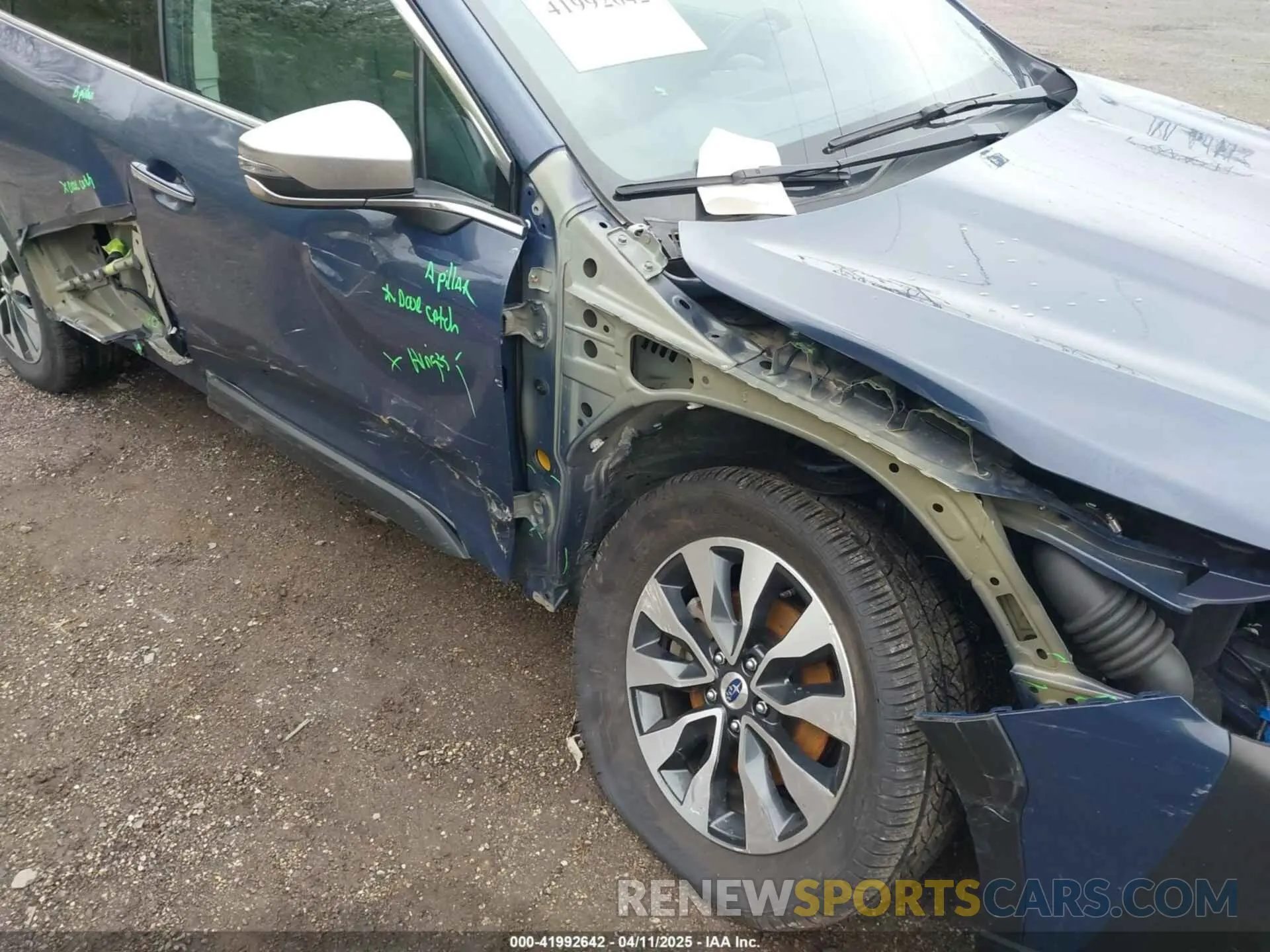 6 Photograph of a damaged car 4S4BTGPD7P3132498 SUBARU OUTBACK 2023