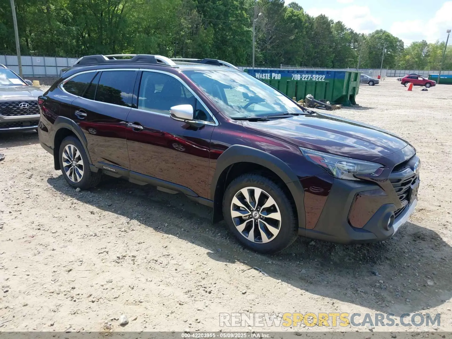 1 Photograph of a damaged car 4S4BTGPDXP3217139 SUBARU OUTBACK 2023