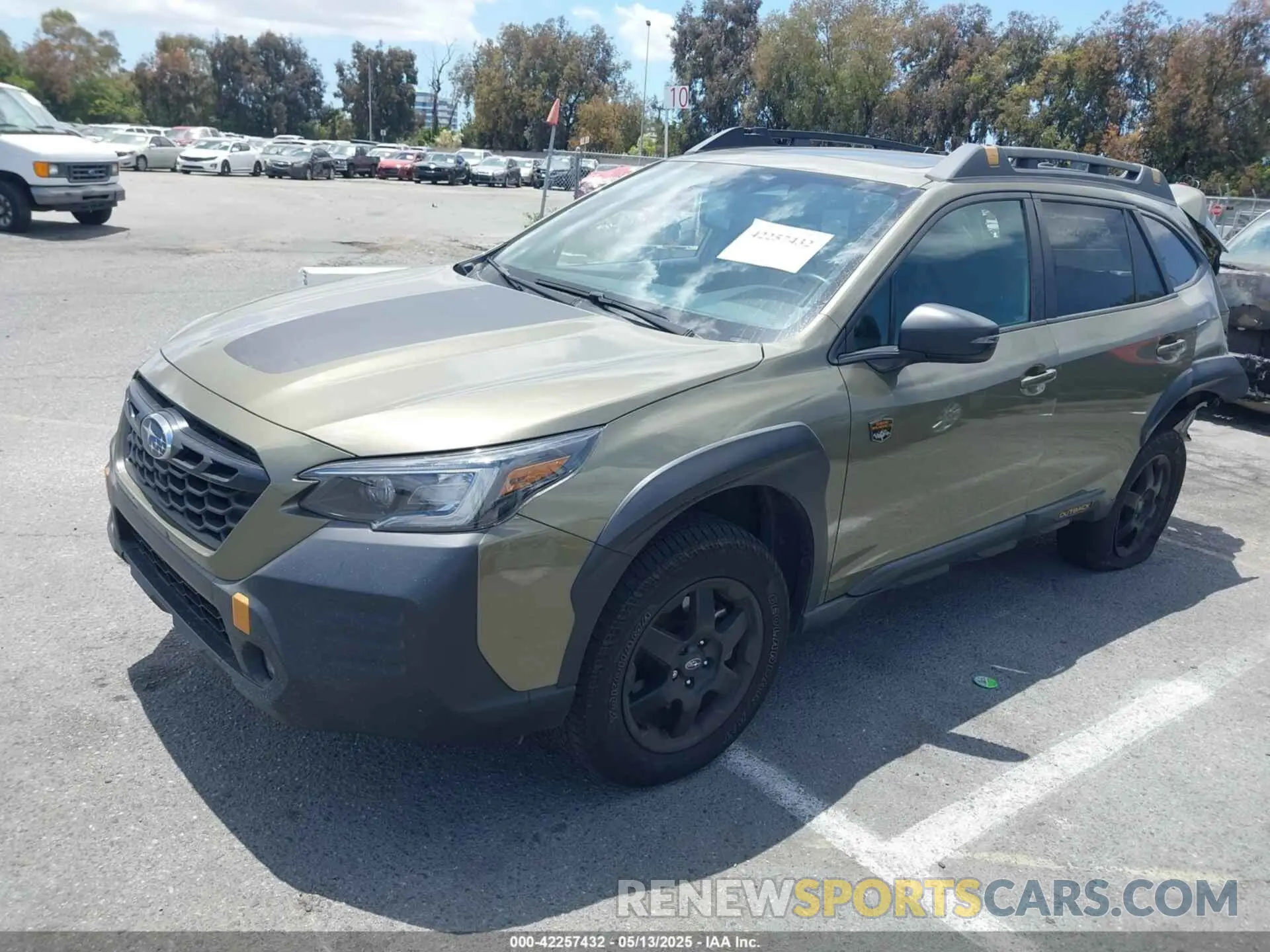 2 Photograph of a damaged car 4S4BTGUD7P3111980 SUBARU OUTBACK 2023