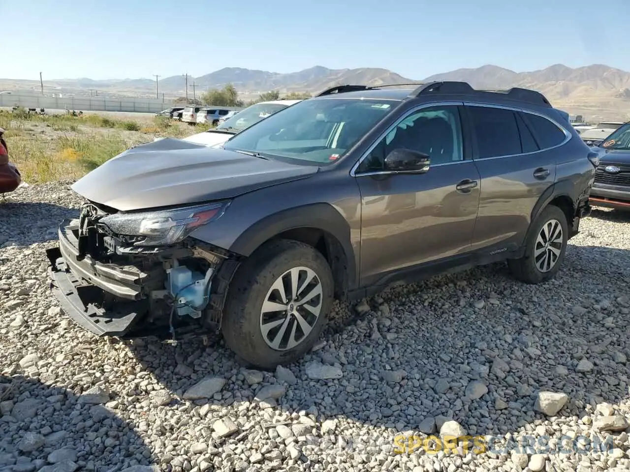 1 Photograph of a damaged car 4S4BTACC7R3115682 SUBARU OUTBACK 2024