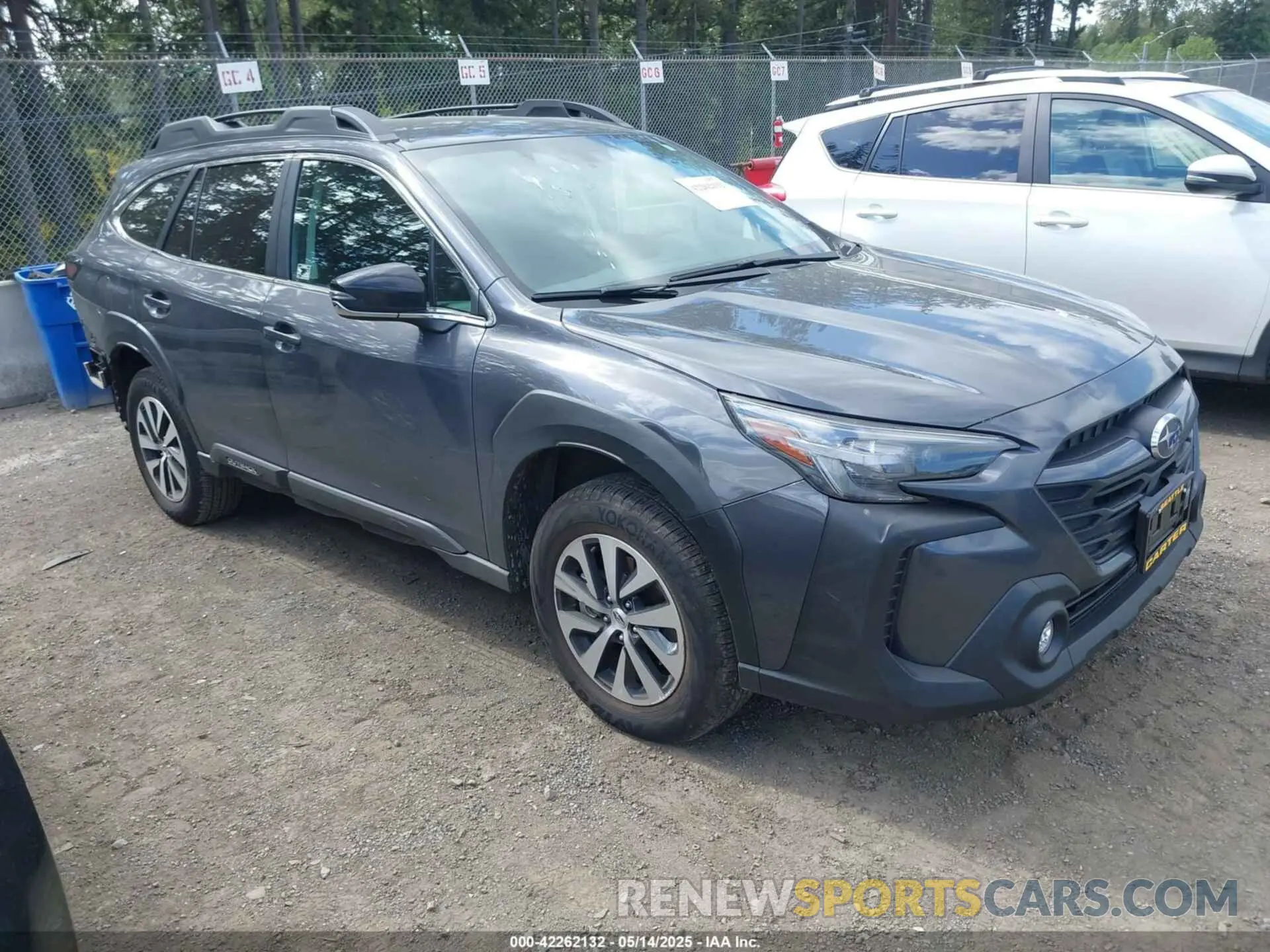 1 Photograph of a damaged car 4S4BTADCXR3190794 SUBARU OUTBACK 2024