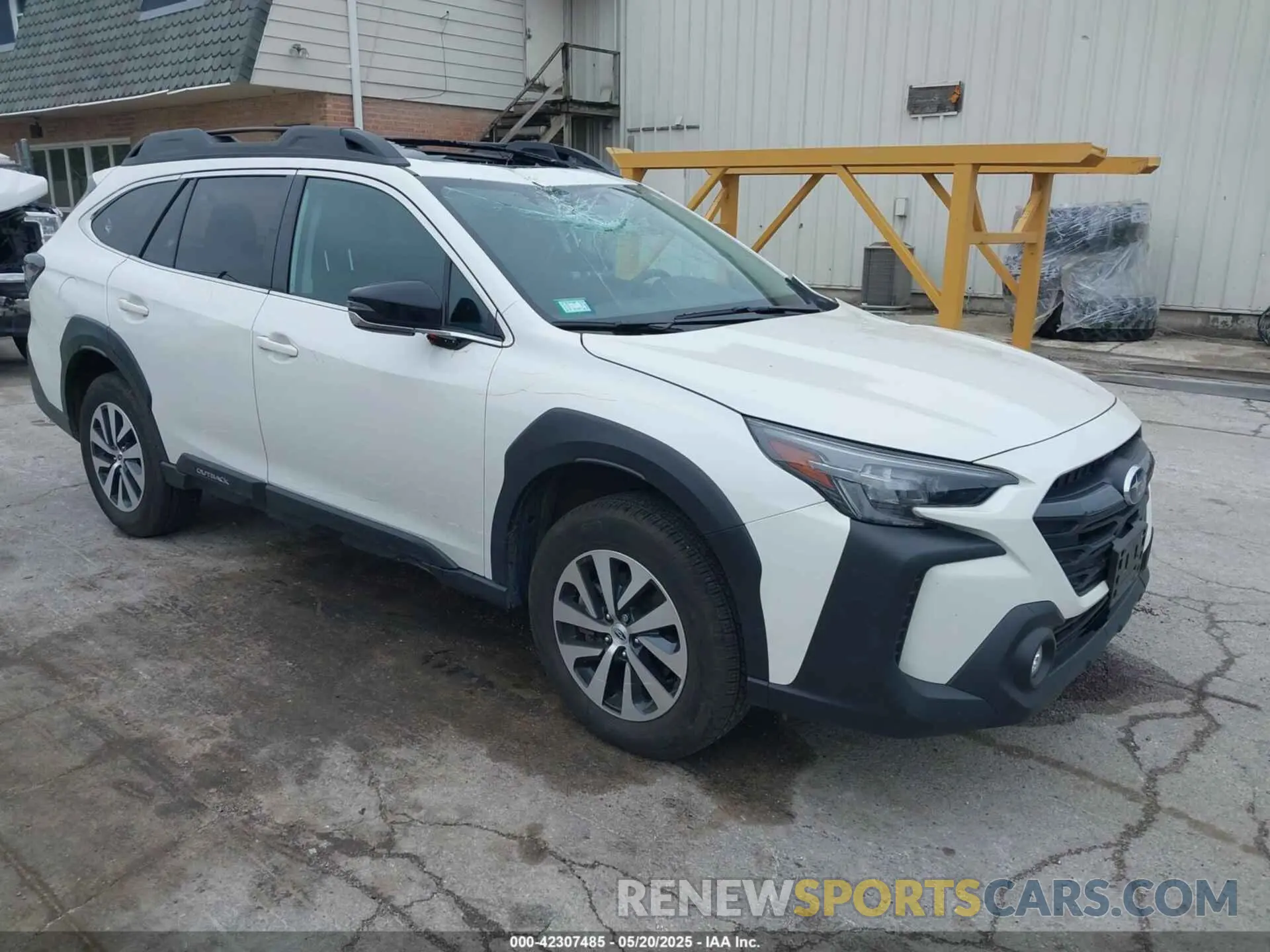 1 Photograph of a damaged car 4S4BTAFC2R3135320 SUBARU OUTBACK 2024