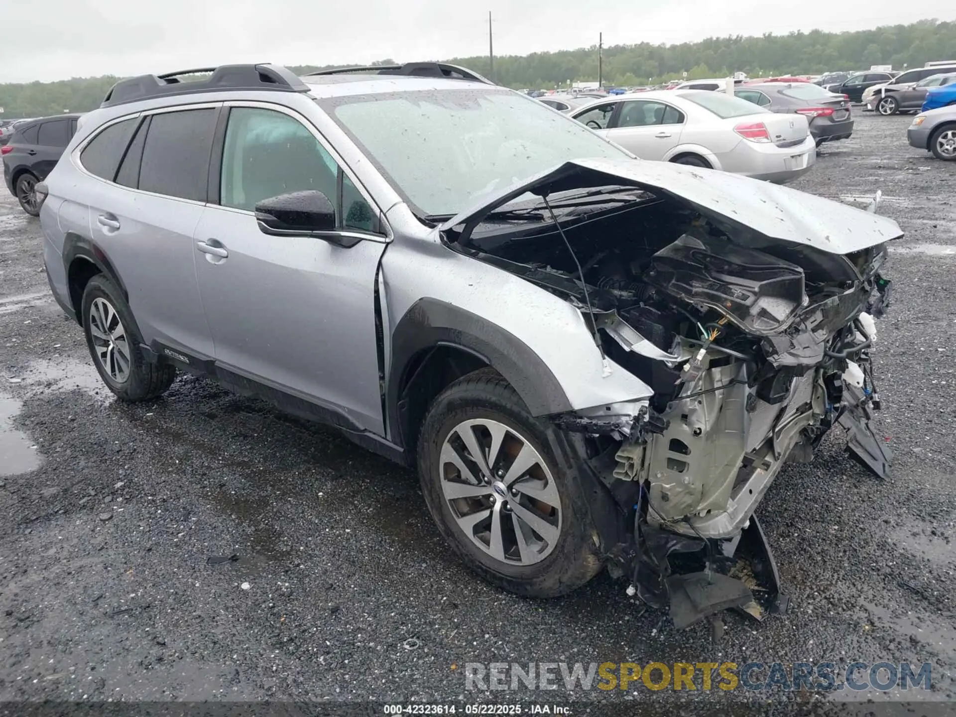 1 Photograph of a damaged car 4S4BTAFC5R3138857 SUBARU OUTBACK 2024