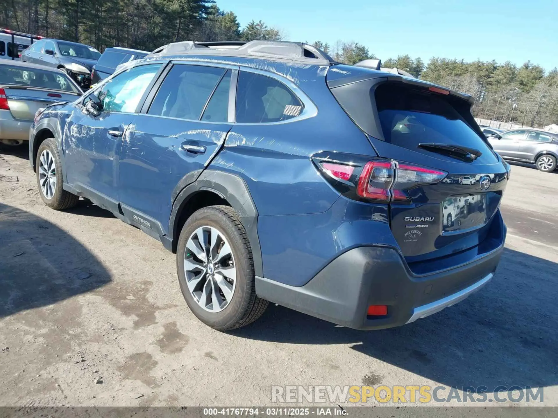 3 Фотография поврежденного автомобиля 4S4BTANC2R3253725 SUBARU OUTBACK 2024