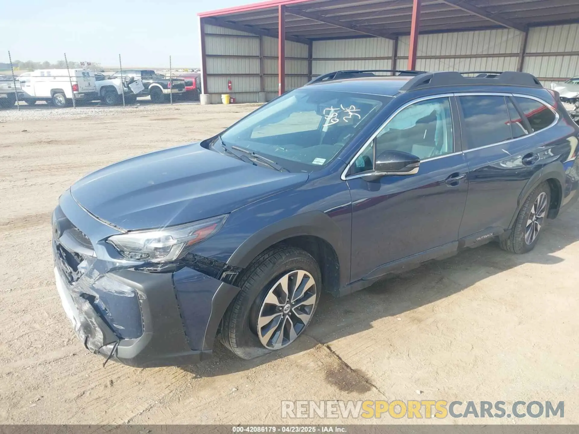 2 Photograph of a damaged car 4S4BTANC5R3286041 SUBARU OUTBACK 2024