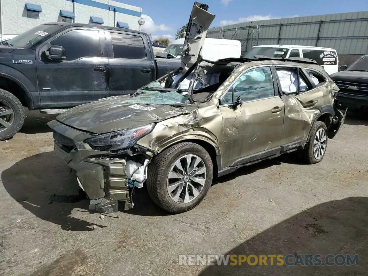 1 Photograph of a damaged car 4S4BTANC6R3104265 SUBARU OUTBACK 2024
