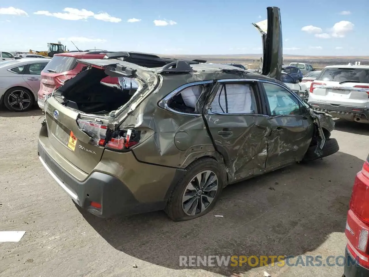 3 Photograph of a damaged car 4S4BTANC6R3104265 SUBARU OUTBACK 2024