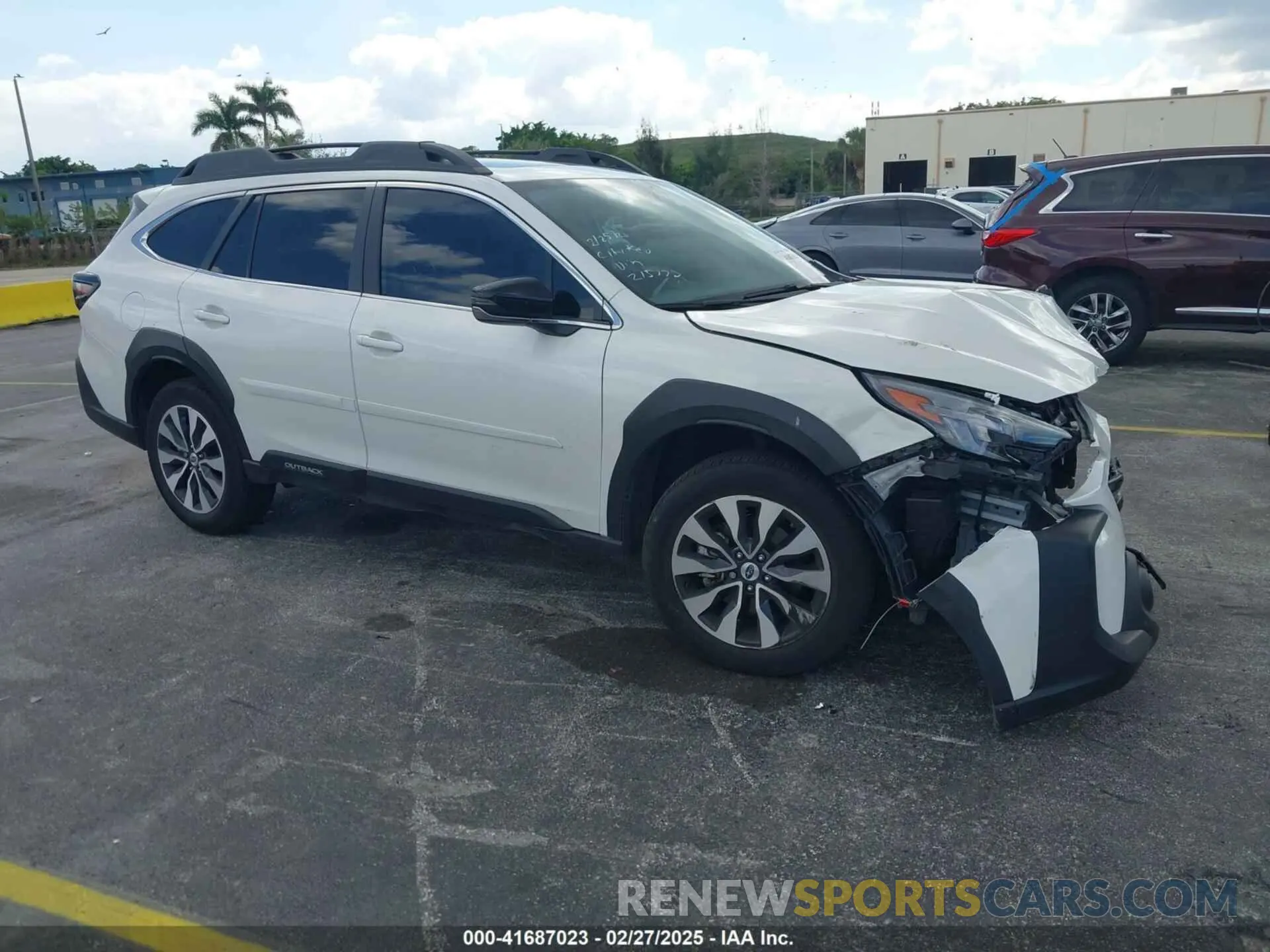 1 Фотография поврежденного автомобиля 4S4BTANC6R3215172 SUBARU OUTBACK 2024