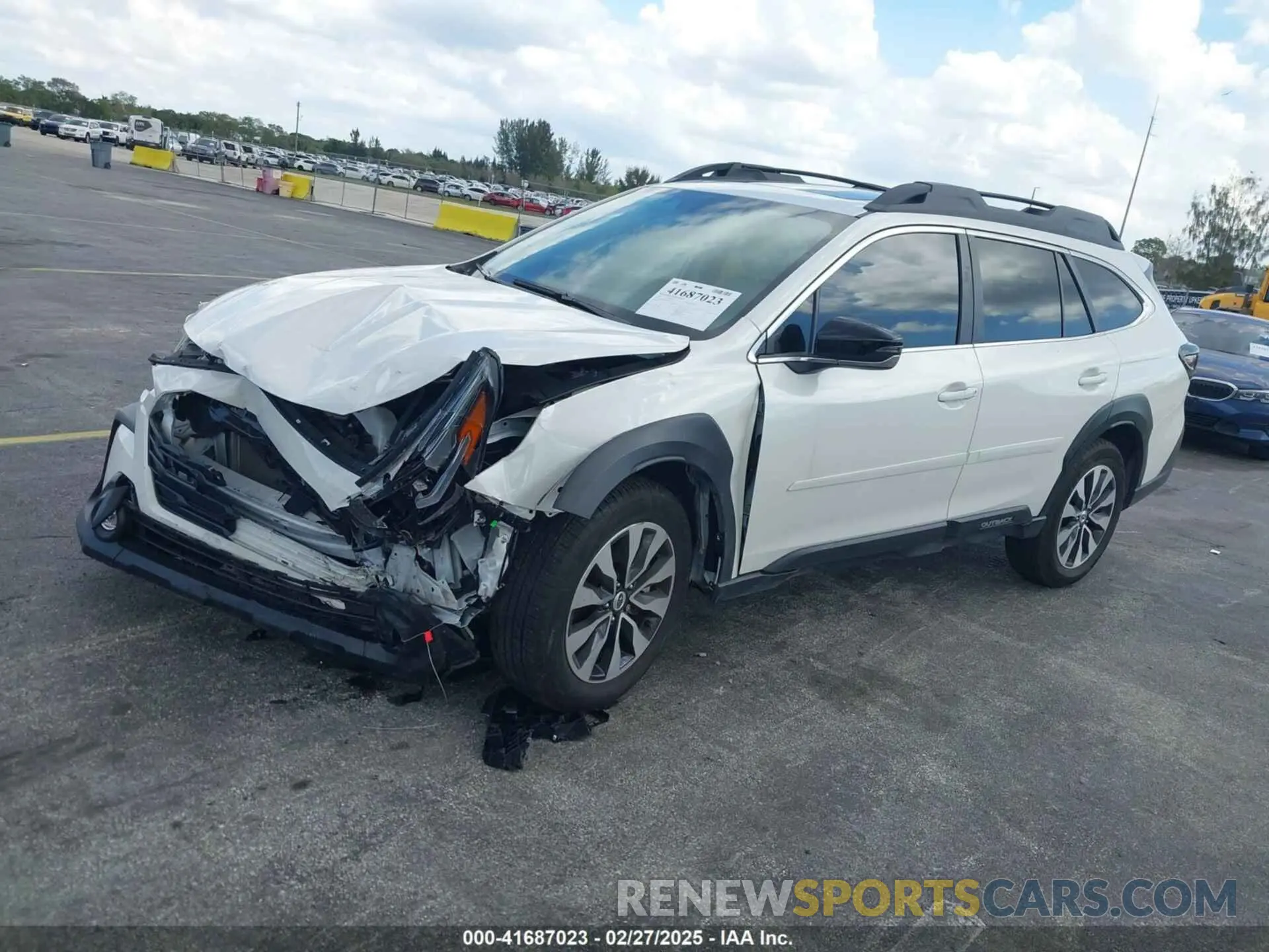2 Фотография поврежденного автомобиля 4S4BTANC6R3215172 SUBARU OUTBACK 2024