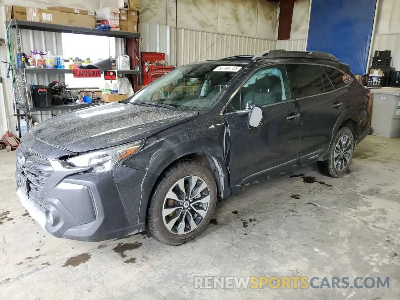 1 Photograph of a damaged car 4S4BTAPC4R3209271 SUBARU OUTBACK 2024