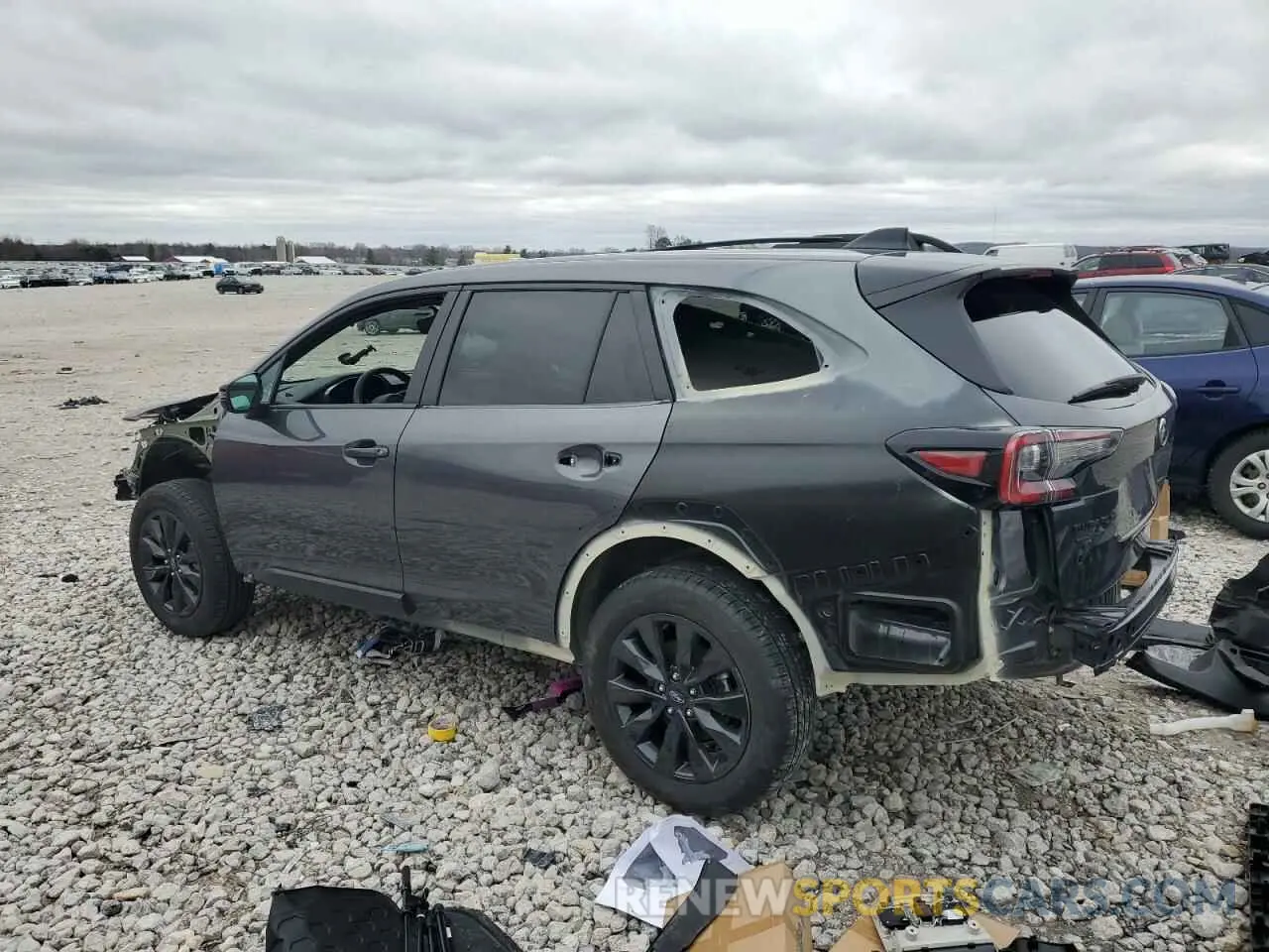 2 Фотография поврежденного автомобиля 4S4BTGLD7R3260586 SUBARU OUTBACK 2024