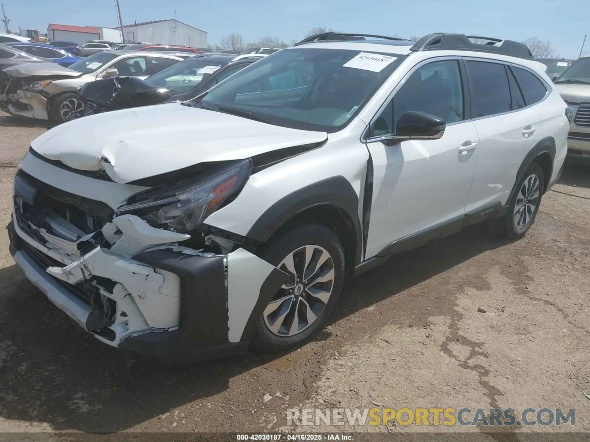 2 Photograph of a damaged car 4S4BTGND4R3184421 SUBARU OUTBACK 2024