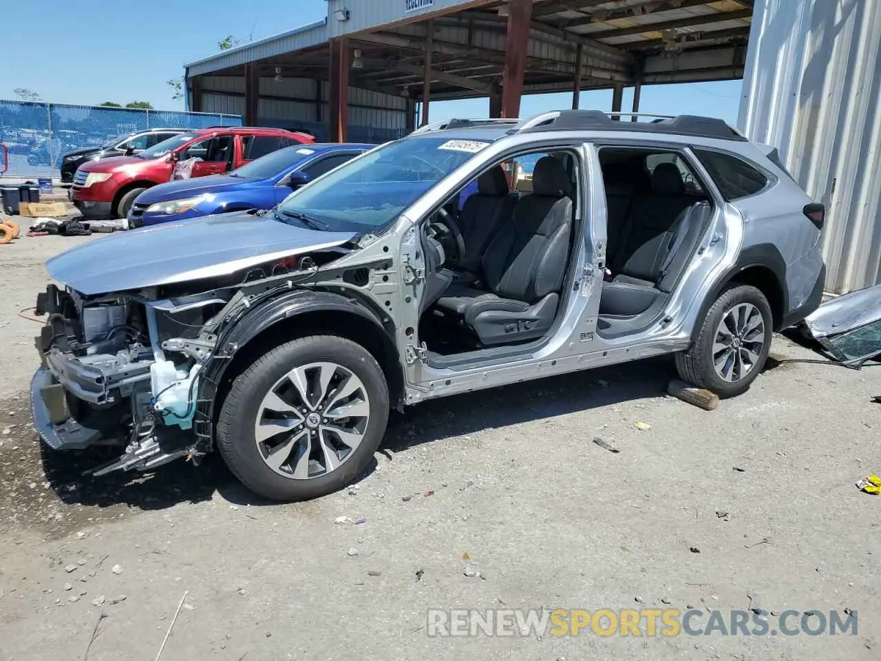 1 Photograph of a damaged car 4S4BTGPD9R3232492 SUBARU OUTBACK 2024