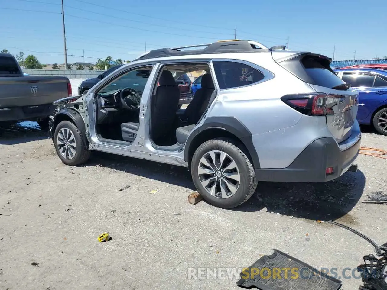 2 Photograph of a damaged car 4S4BTGPD9R3232492 SUBARU OUTBACK 2024