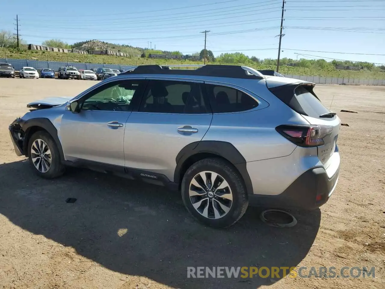 2 Photograph of a damaged car 4S4BTGPDXR3293818 SUBARU OUTBACK 2024