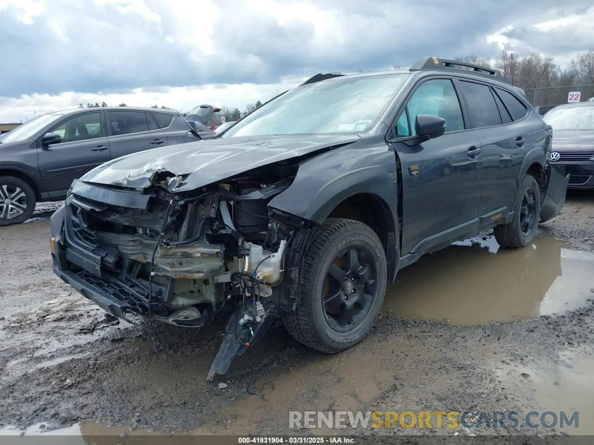 2 Photograph of a damaged car 4S4BTGUD4R3191273 SUBARU OUTBACK 2024