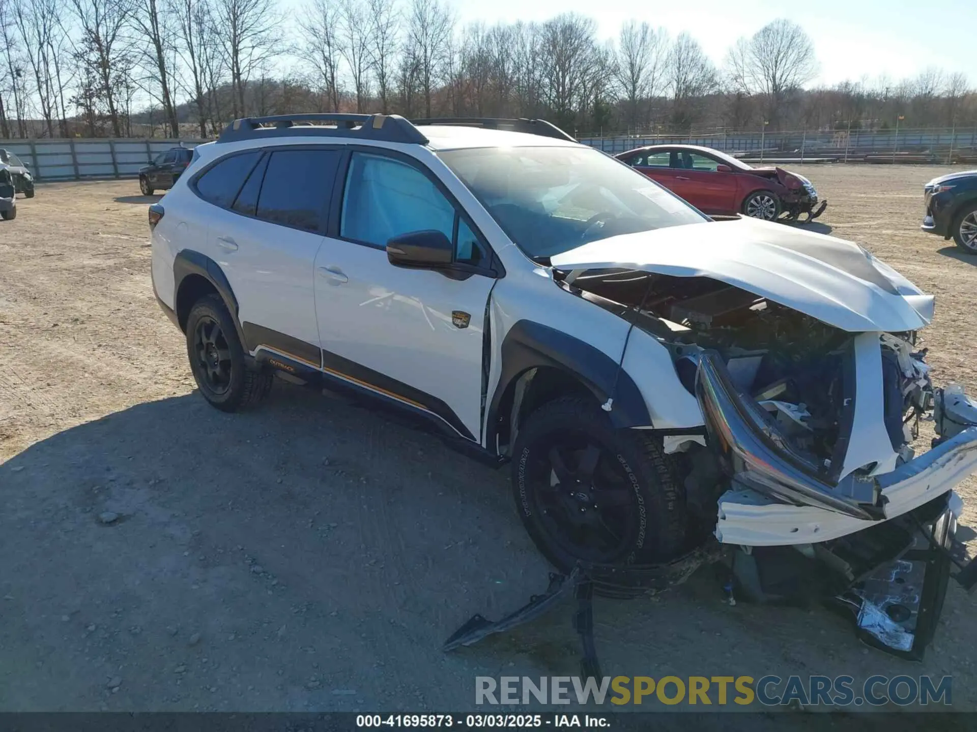 1 Photograph of a damaged car 4S4BTGUD4R3234123 SUBARU OUTBACK 2024