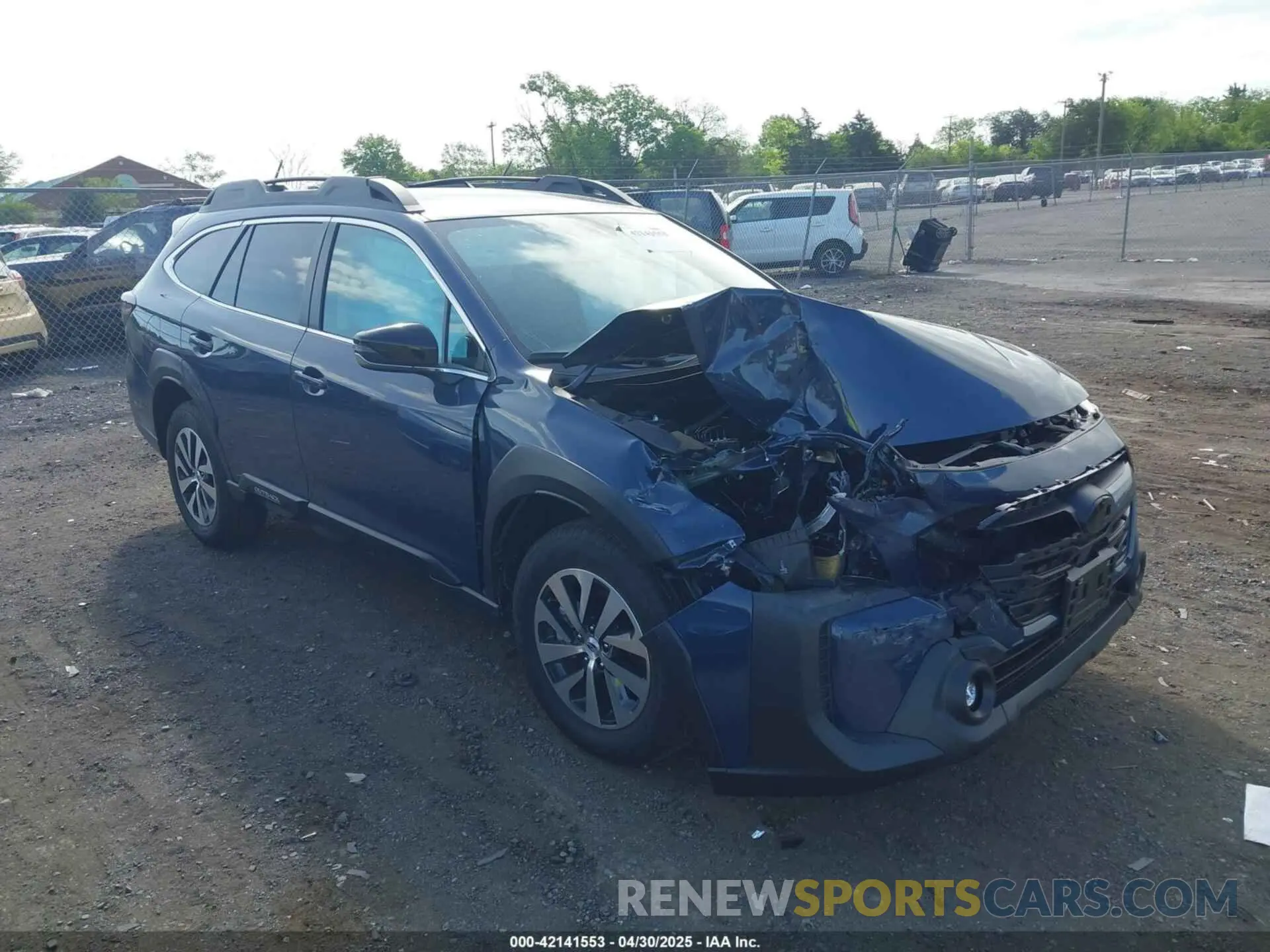 1 Photograph of a damaged car 4S4BTADC0S3113406 SUBARU OUTBACK 2025