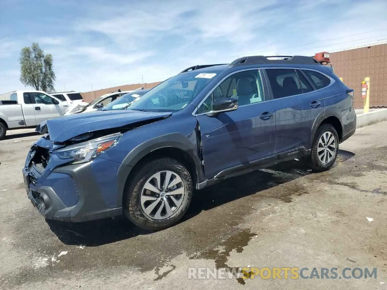 1 Photograph of a damaged car 4S4BTAFC0S3183775 SUBARU OUTBACK 2025