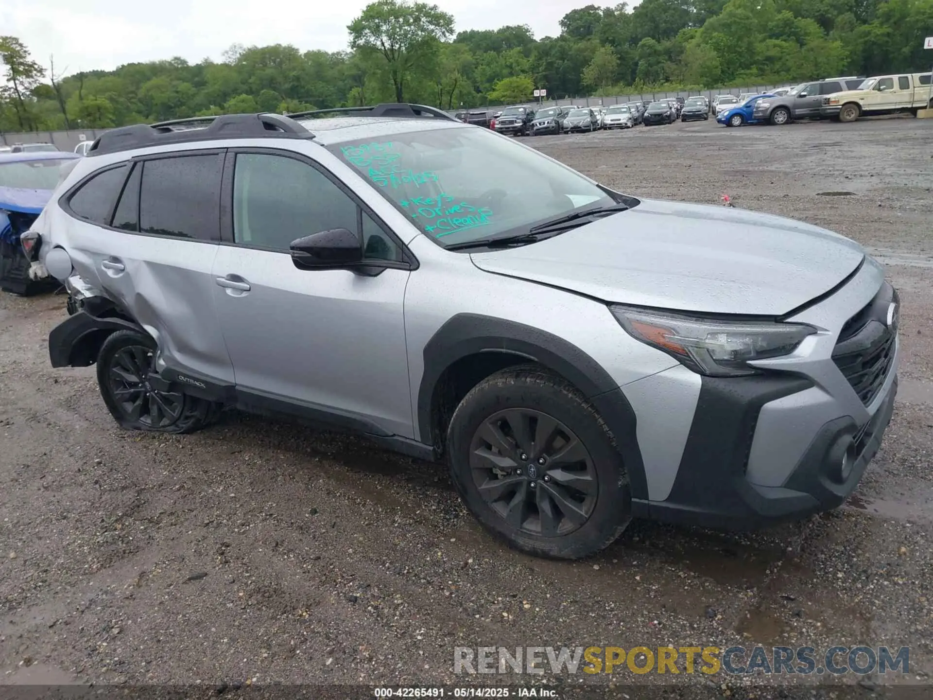 1 Photograph of a damaged car 4S4BTALC0S3198118 SUBARU OUTBACK 2025