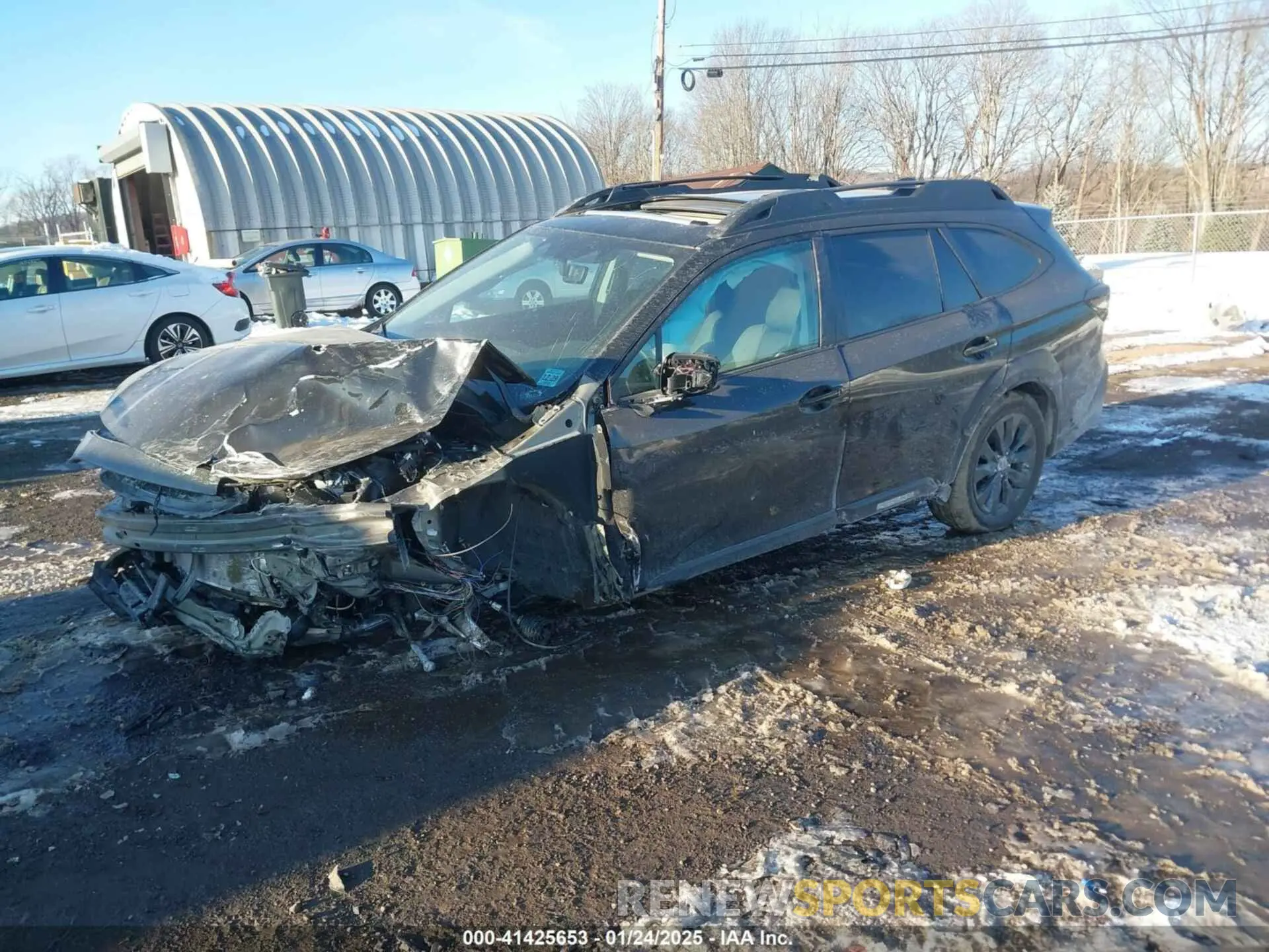 2 Фотография поврежденного автомобиля 4S4BTGLD2S3142113 SUBARU OUTBACK 2025