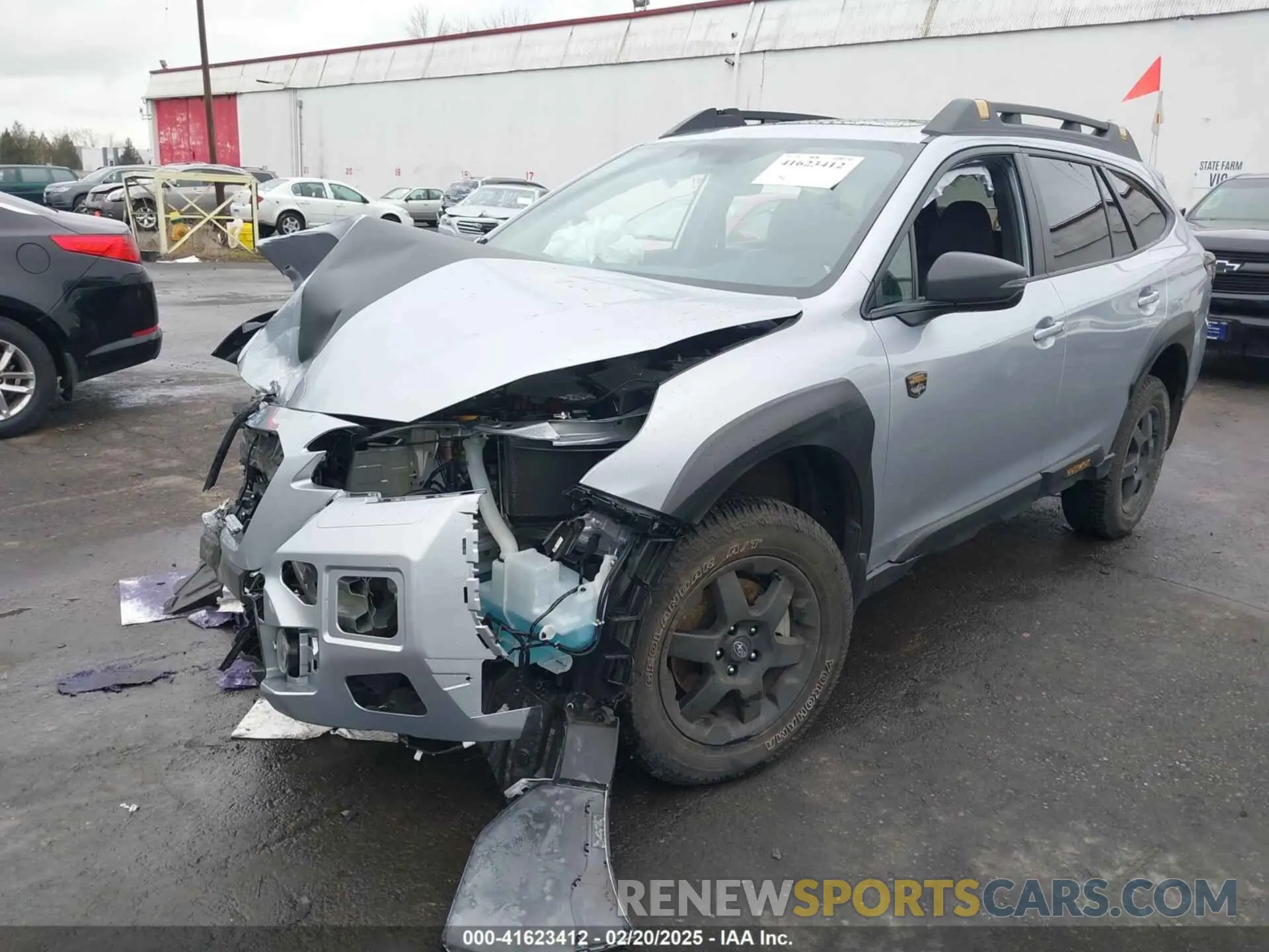 2 Фотография поврежденного автомобиля 4S4BTGUD9S3101413 SUBARU OUTBACK 2025