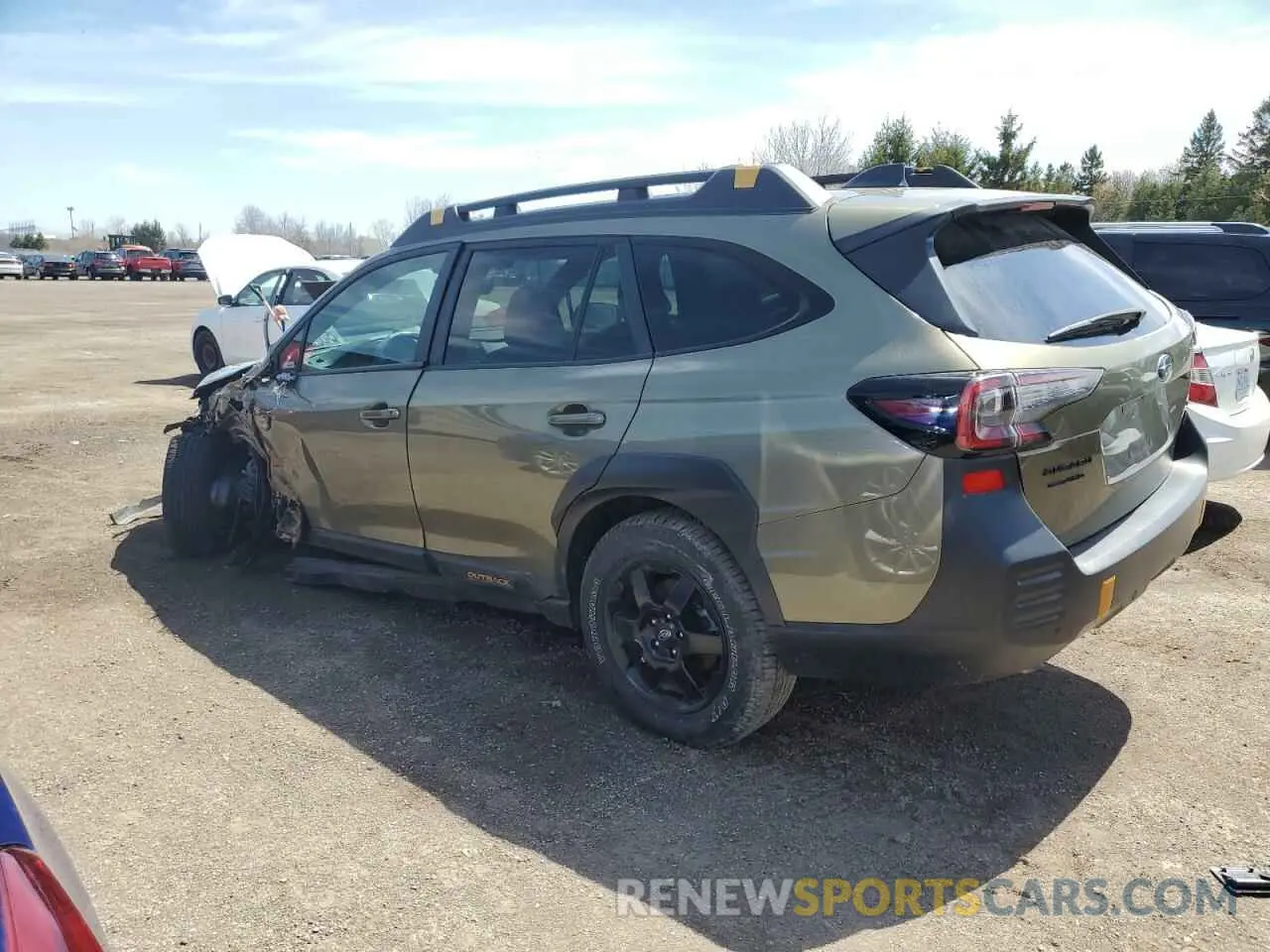 2 Фотография поврежденного автомобиля 4S4BTHTDXN3208272 SUBARU OUTBACK WI 2022