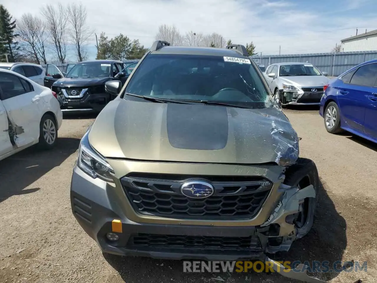5 Фотография поврежденного автомобиля 4S4BTHTDXN3208272 SUBARU OUTBACK WI 2022