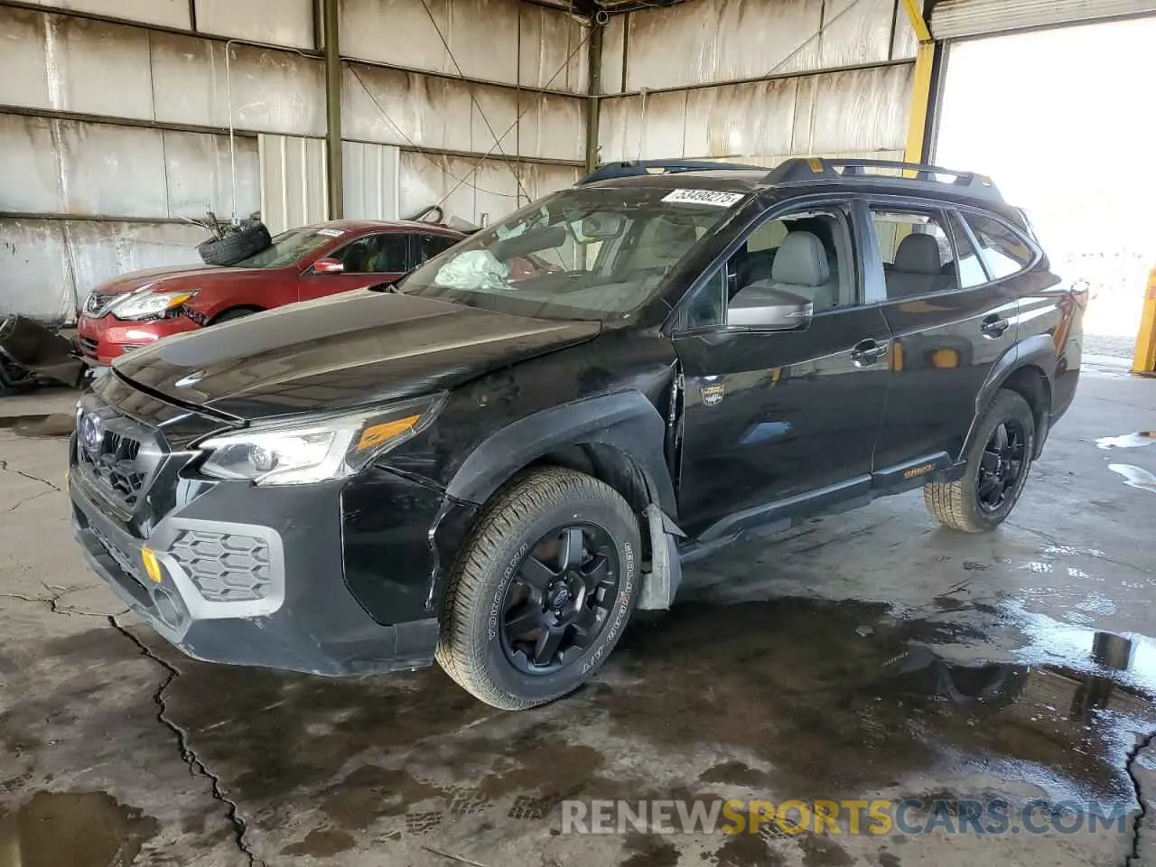 1 Photograph of a damaged car 4S4BTGUD4R3223493 SUBARU OUTBACK WI 2024