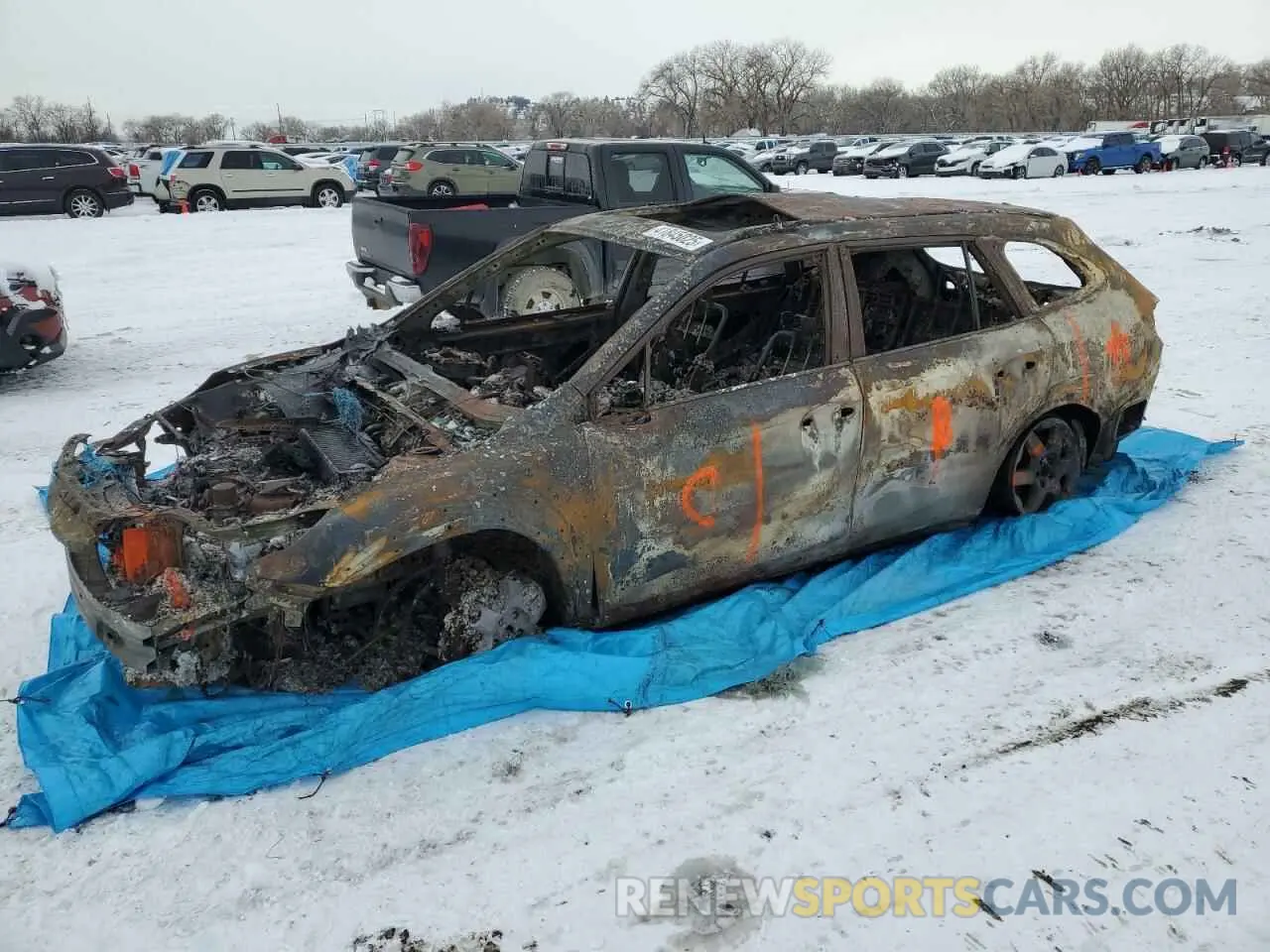 1 Photograph of a damaged car 4S4BTGUD5R3239928 SUBARU OUTBACK WI 2024