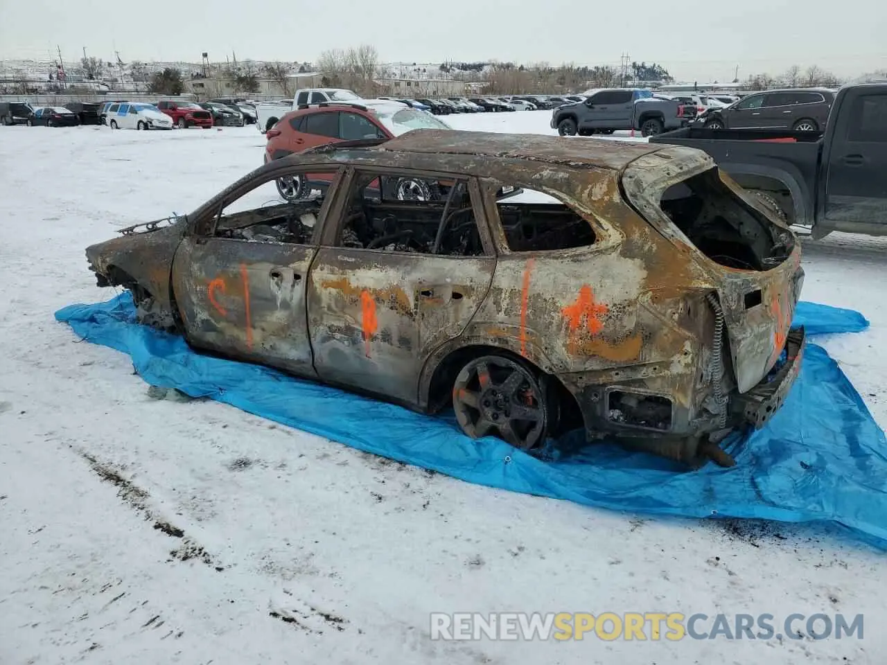 2 Photograph of a damaged car 4S4BTGUD5R3239928 SUBARU OUTBACK WI 2024