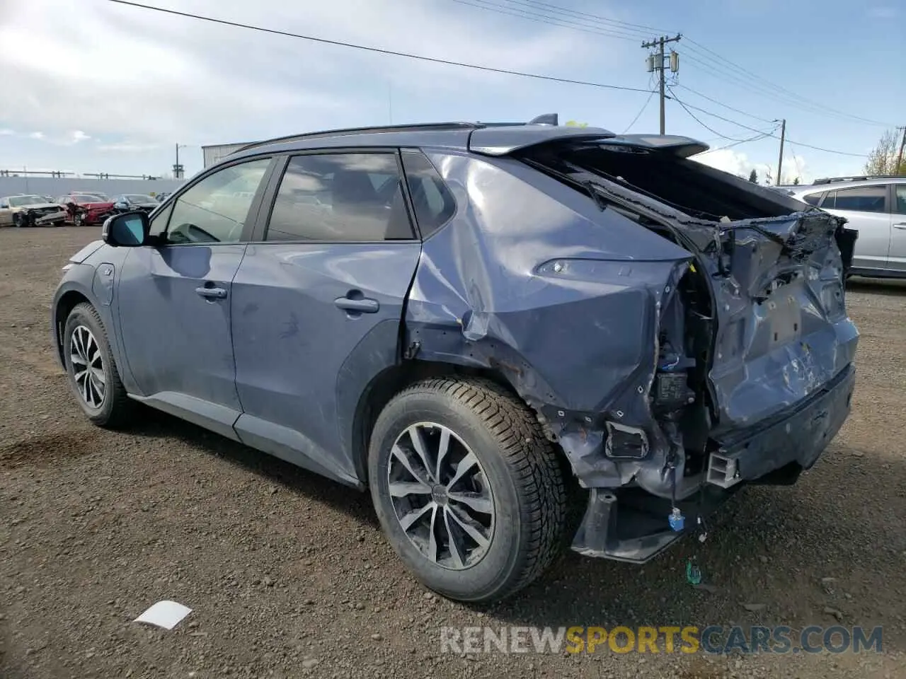 2 Photograph of a damaged car JTMABABA5PA024096 SUBARU SOLTERRA P 2023
