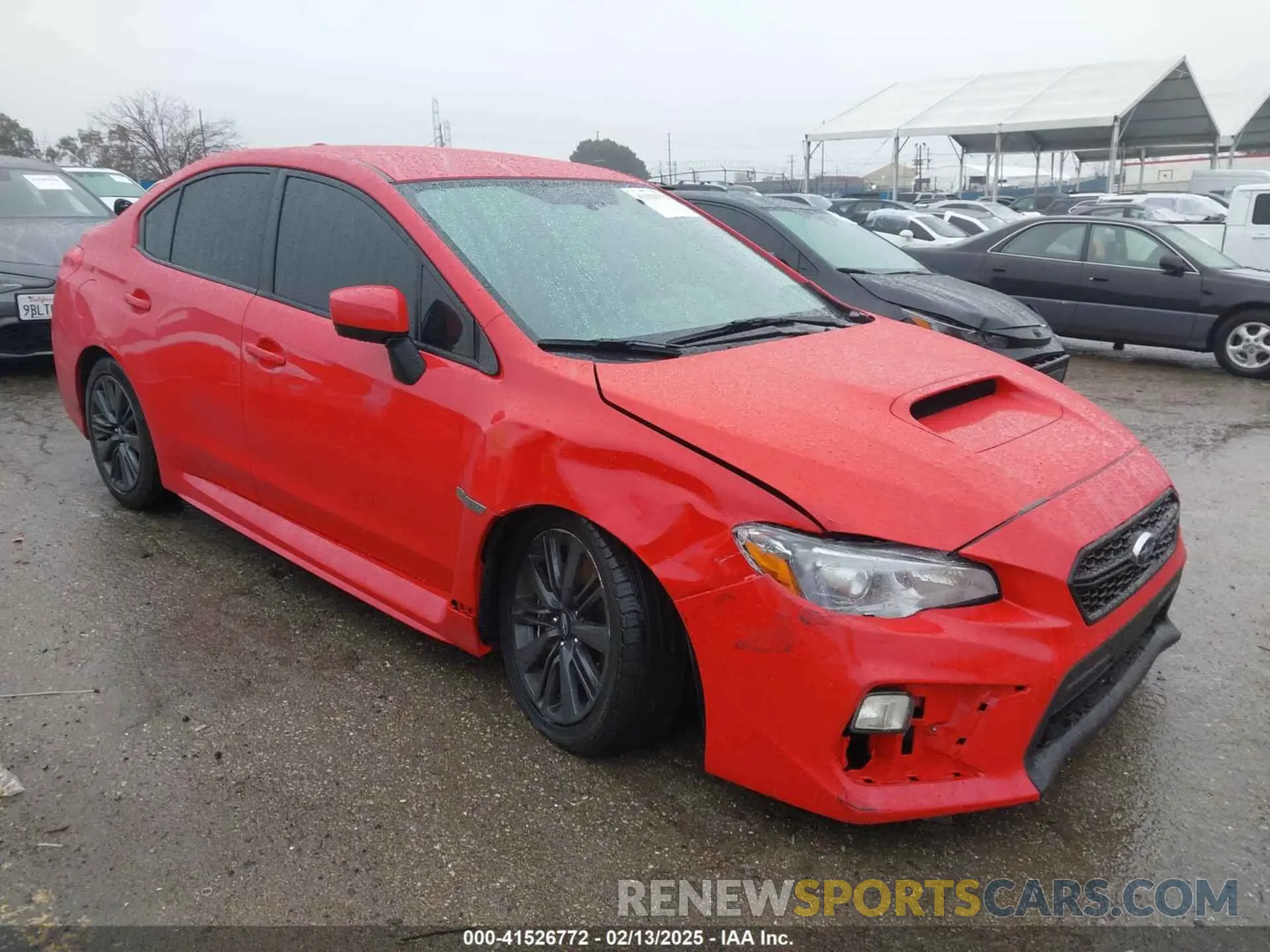 1 Photograph of a damaged car JF1VA1A60K9813743 SUBARU WRX 2019