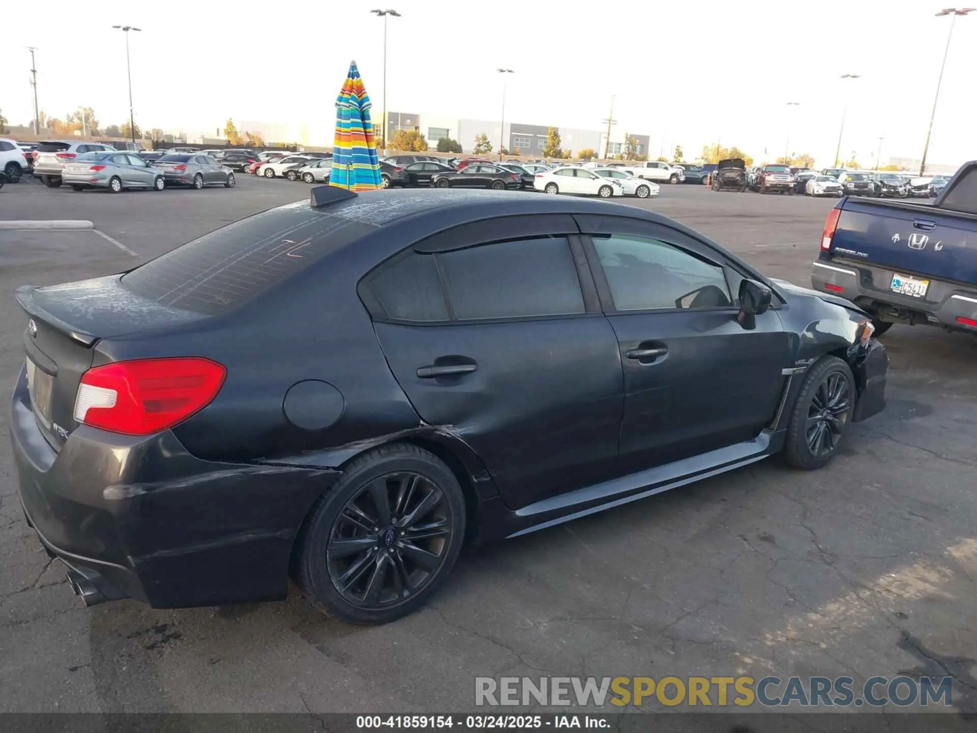 6 Photograph of a damaged car JF1VA1A61K9809412 SUBARU WRX 2019