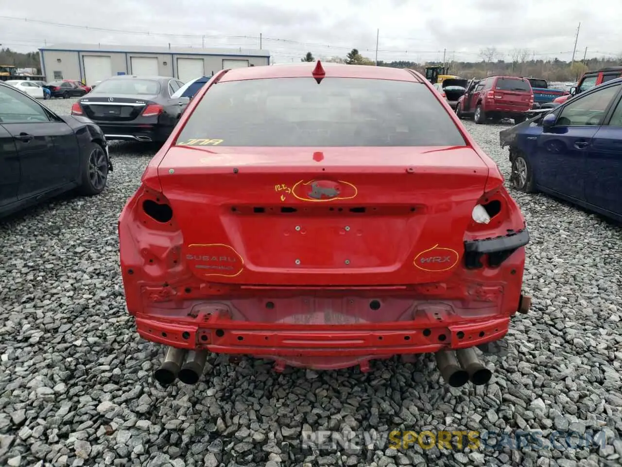 6 Фотография поврежденного автомобиля JF1VA1A64K9809081 SUBARU WRX 2019