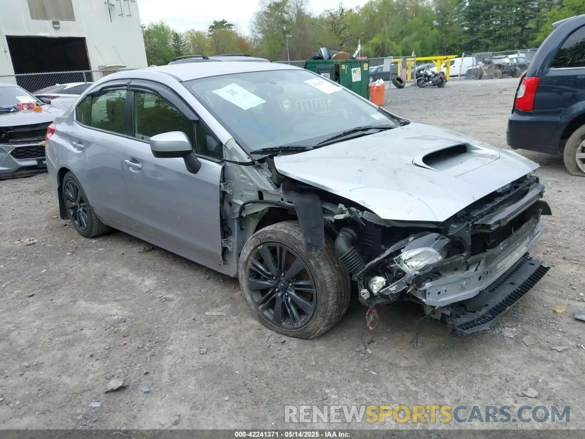 1 Photograph of a damaged car JF1VA1A65K9802124 SUBARU WRX 2019