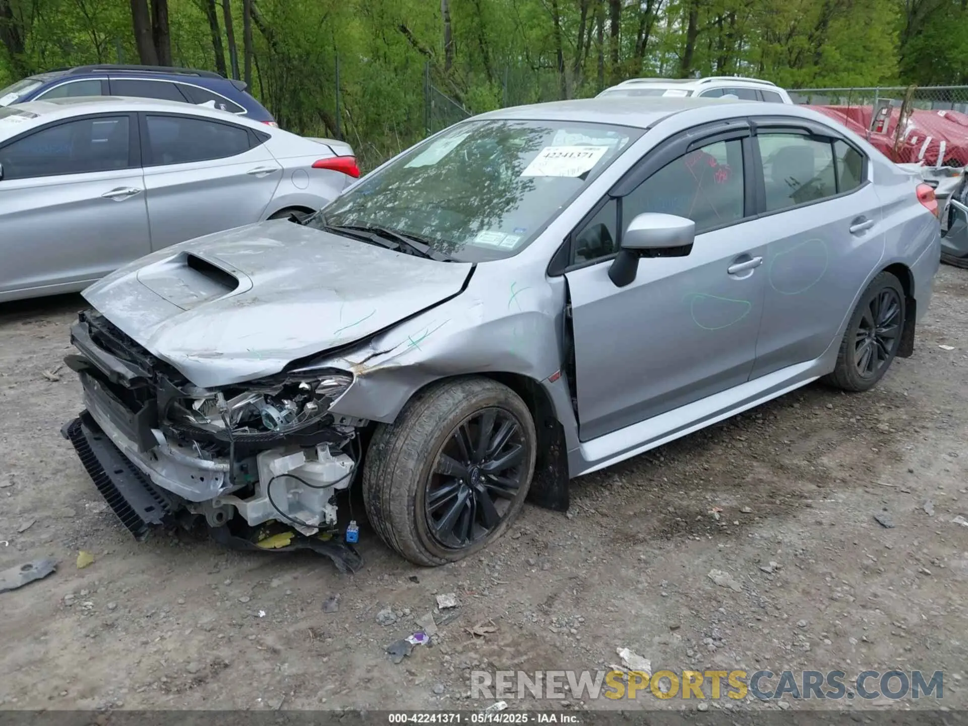 2 Photograph of a damaged car JF1VA1A65K9802124 SUBARU WRX 2019