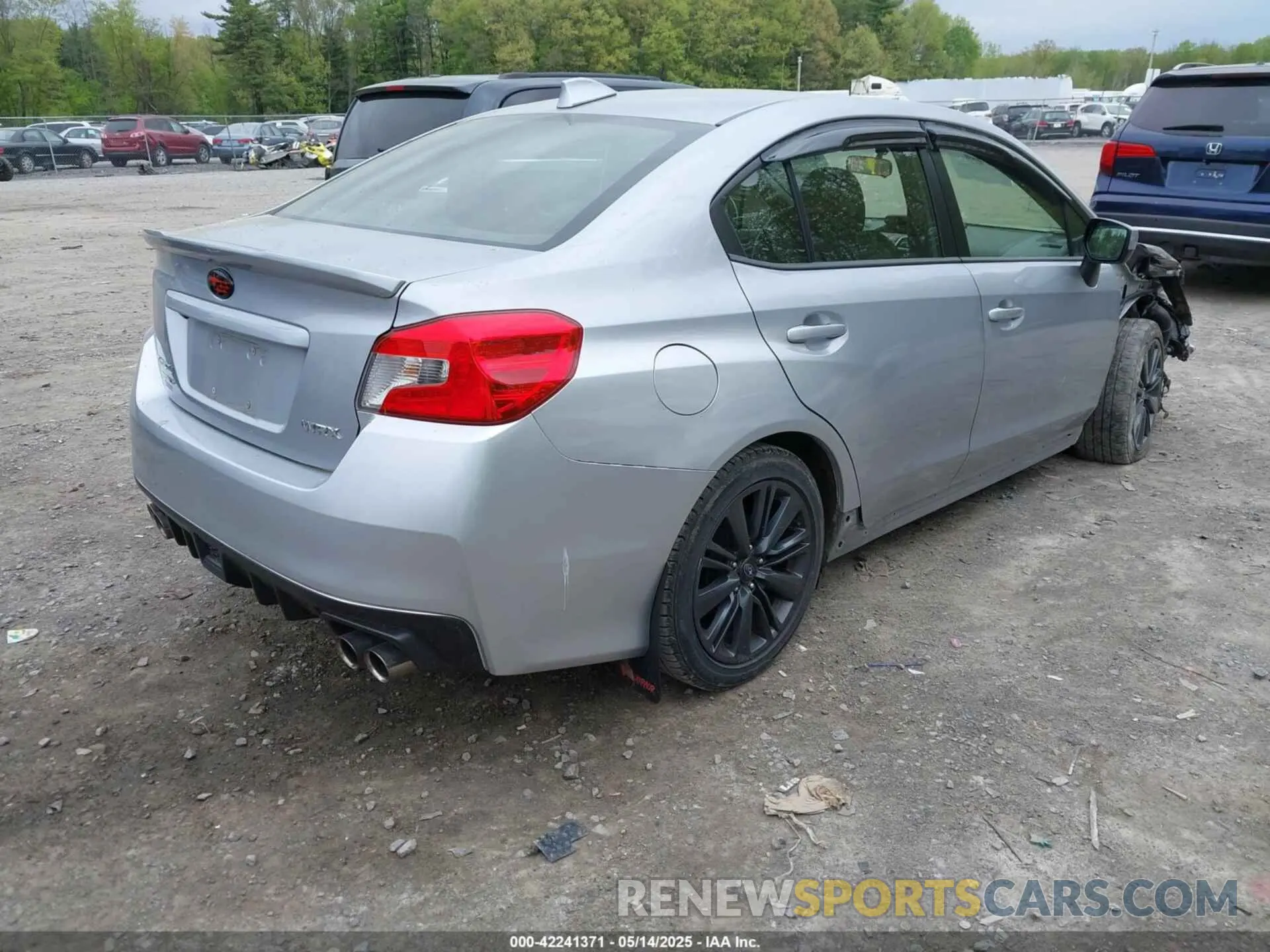 4 Photograph of a damaged car JF1VA1A65K9802124 SUBARU WRX 2019