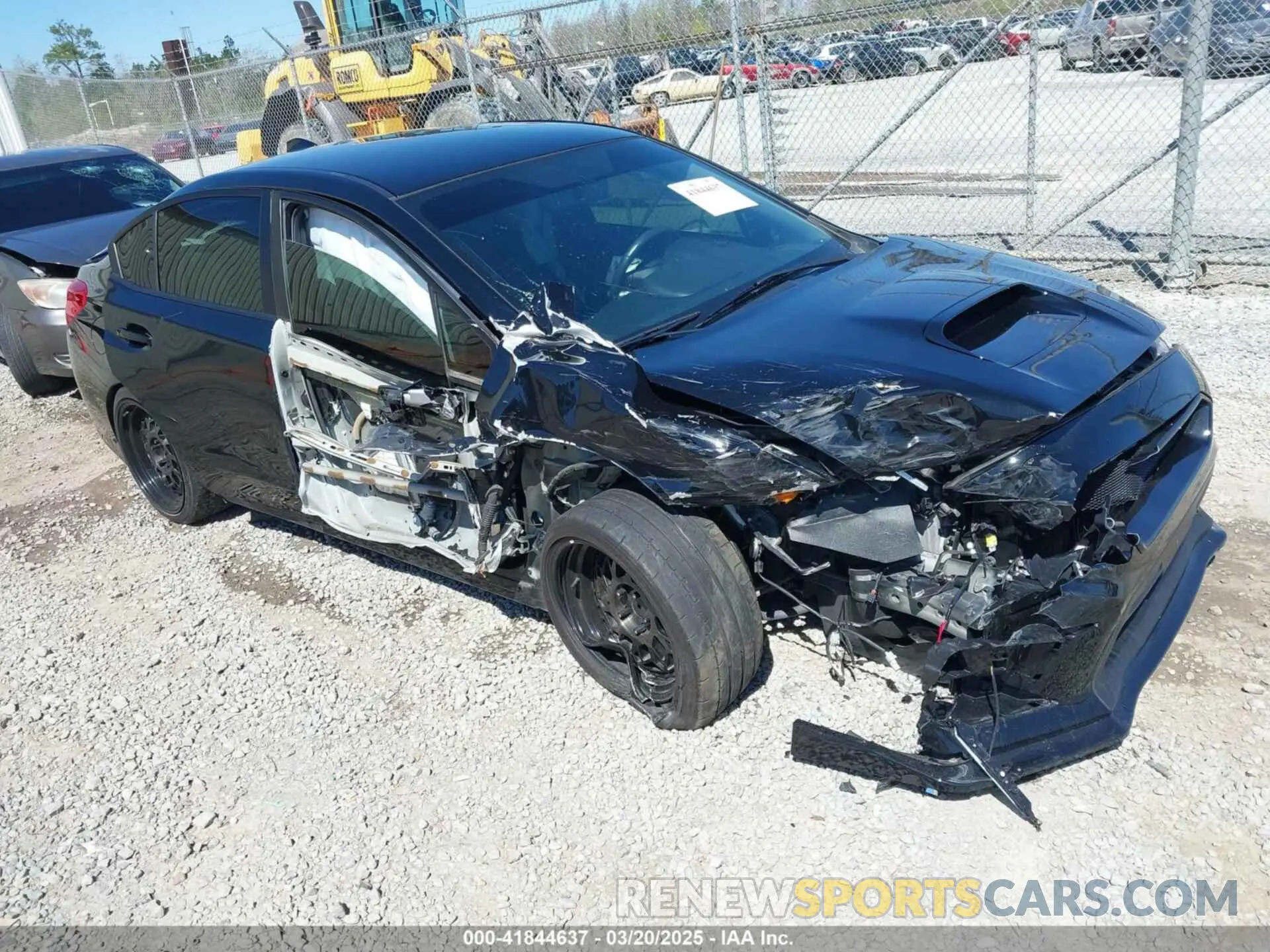 1 Photograph of a damaged car JF1VA1A65K9805833 SUBARU WRX 2019